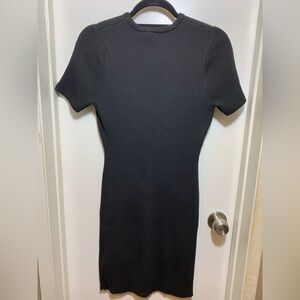 🖤 Cotton On Black Ribbed Dress – Size M – Your New Favorite LBD! 🖤
